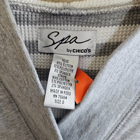 SPA by Chico's Gray Pullover Hoodie~Size 0/S - Picture 6 of 8